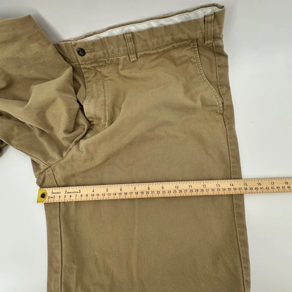 Polo‎ Ralph Lauren Mens 42T Khaki Chino Shorts Tan Cotton Tall Long 42L Solid
